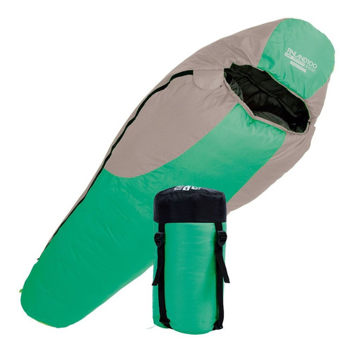 Imagen 1 de 7 de Bolsa De Dormir Waterdog Momia Capucha Bolso Compresion