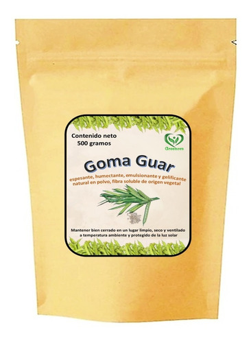 Goma Guar 500g Fibra Vegana Espesante/gelificante Sin Gluten