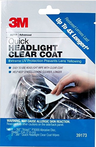 3m Quick Headlight Clear Coat 39173 