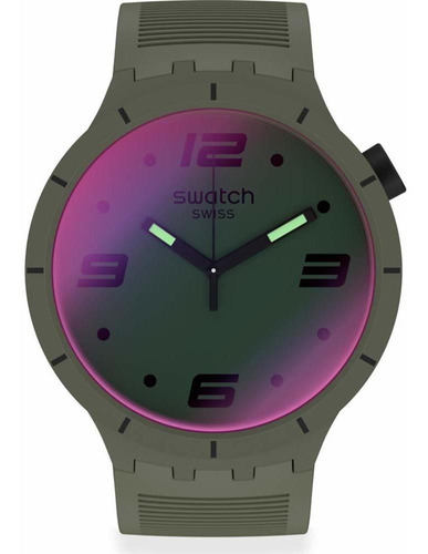 Reloj Futurista De Cuarzo Verde Para Hombre So27m105