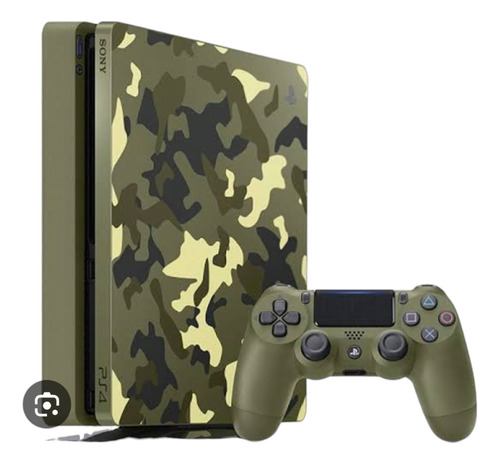 Playstation 4 Ps4 Slim 1tb Edición Call Of Duty Ww2 (Reacondicionado)