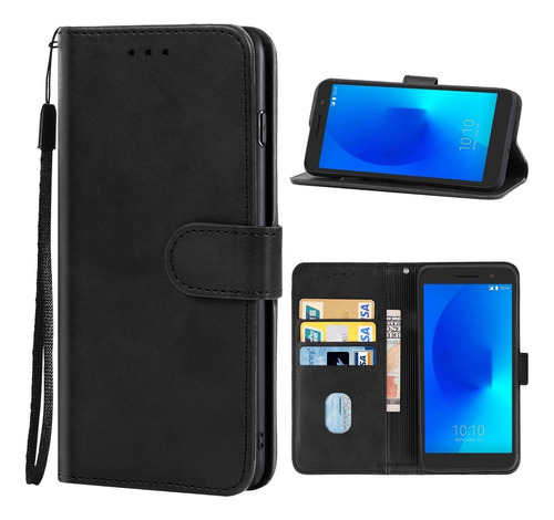 Funda Para Alcatel 1/1 2019 Y 2021 /vodafone Smart E9 Negro