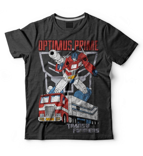Imagen 1 de 4 de Remera Transformers Optimus Prime Muy Lejano