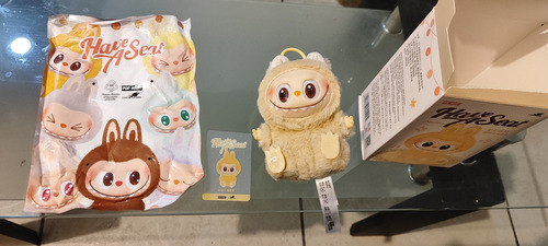 / Bogagwj Figura Compatible Con Labubu Chabubu Have A Seat