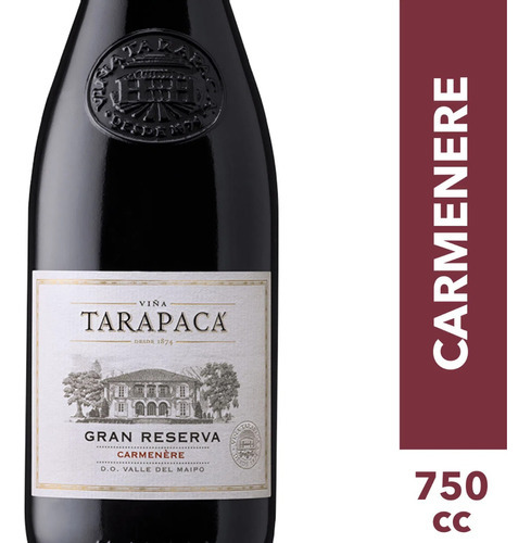 Vino Tarapacá Gran Reserva Carmenère 750cc