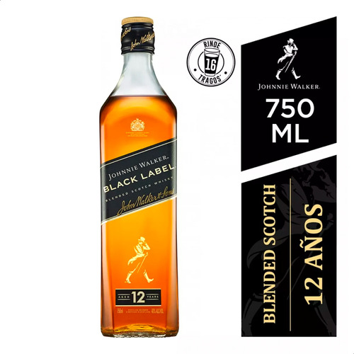 Whisky Johnnie Walker Jw Black Label 