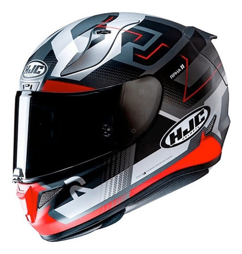 Capacete Hjc Rpha11 Nectus Cinza E Vermelho Tamanho do capacete 59