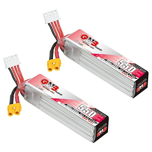 Batería Lipo Gaoneng 3s 550mah 11.4v Hv 100c Con Conector Xt