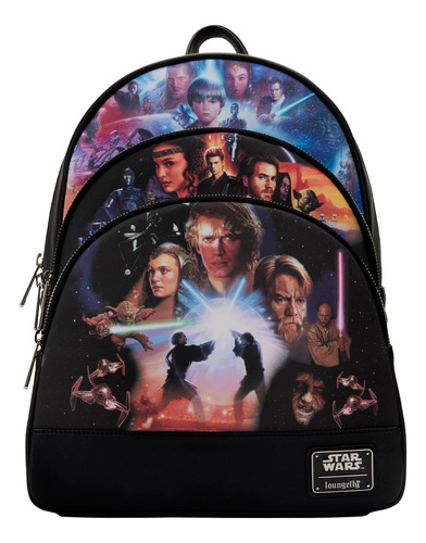 Loungefly Star Wars Trilogy 2 Bolso De Hombro Con Triple Bol