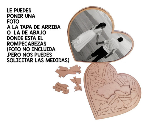 Rompecabezas Personalizado Regalo Para Novios