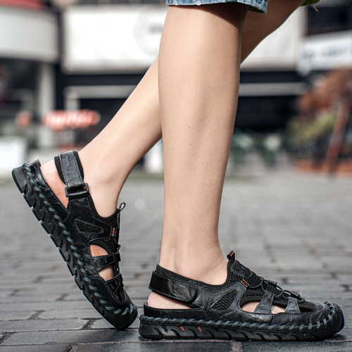 Sandalias De Playa Antideslizantes De Moda Para Hombre Con P