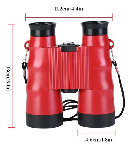 6x36 Binocular Antideslizante Para Niño Actividad Campo Al :