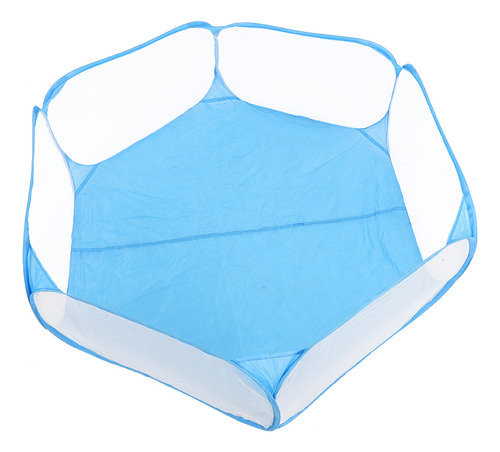 Jaula Portátil Azul Para Mascotas, Carpa, Corralito Para Ani