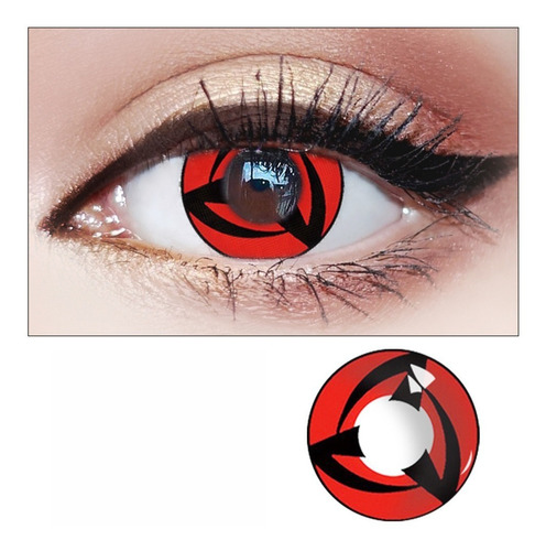 Lentes De Contacto Naruto Cosplay Sharingan Rinnegan