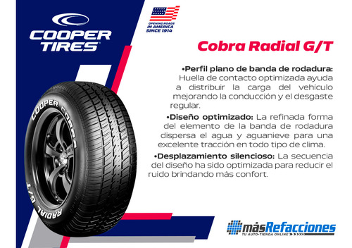 4* Llantas P235/60r15 Cooper Cobra Radial G/t 98t