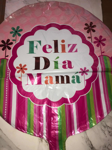 Pack  10 Globos Metaliz Feliz Dia Mama Dia De La Madre 18 Pg