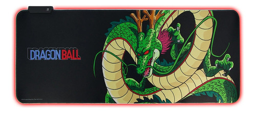 Gaming Mouse Pad Dragon Ball  Luz Led Multicolor Cable 1.5 M Color Verde Diseño Impreso Shen Long