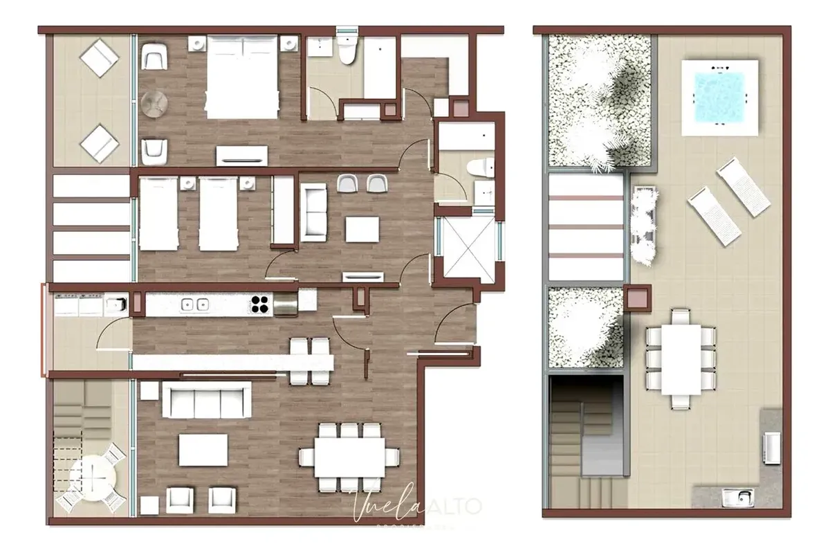 Imagen 2 de 30 de Departamento En Arriendo De 2 Dorm. En Lo Barnechea / Duplex