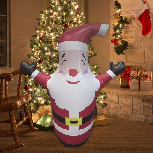 Papá Noel Inflable De Navidad Para Adornos De Interior Y