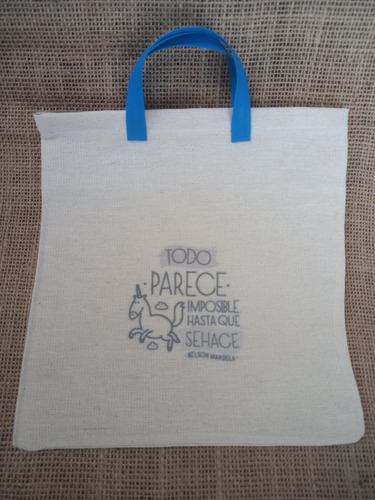 Souvenirs Bolsas Diseños Cumpleaños - X10 Unidades Todo Parece Imposible Hasta Que Se Hace