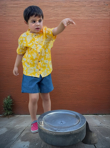 Short Niño Con Elástico 100% Algodón Alfonsino