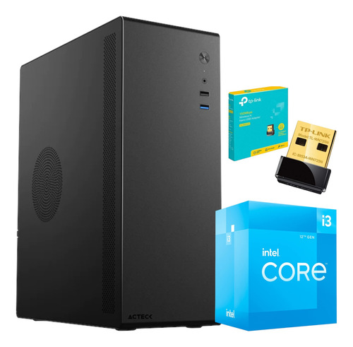 Pc De Escritorio Cpu Intel Core I3 12100 Ram 16gb 500gb Ssd