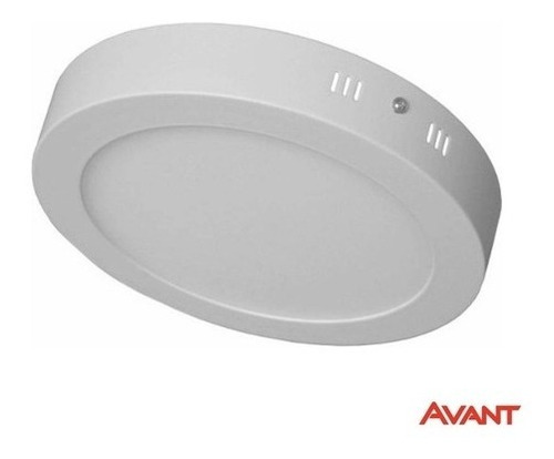 Imagem 2 de 5 de Painel Plafon Led 24w Sobrepor Redondo Avant Branco Frio