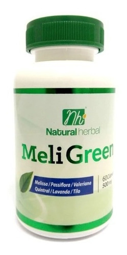 Meligreen Tranquilizante 100% Natural 500mg 60cap/ Agronewen