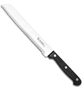 Humbee Chef Cuchillo De Pan Serrado De 8 Pulgadas, Negro