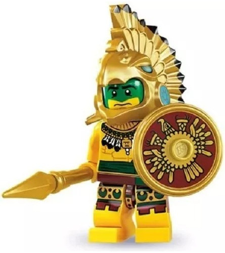 Lego Minifigura 2 Guerrero Azteca Serie 7 8831