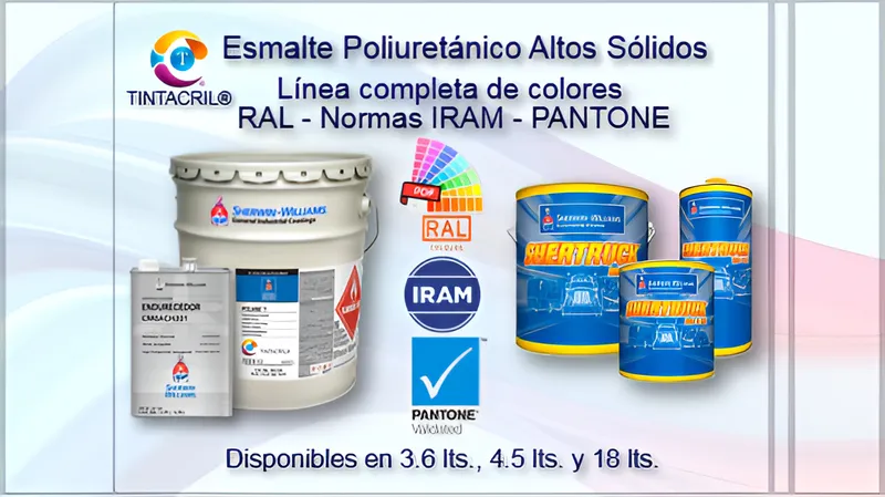 Pintura Poliuretánica Altos Sólidos