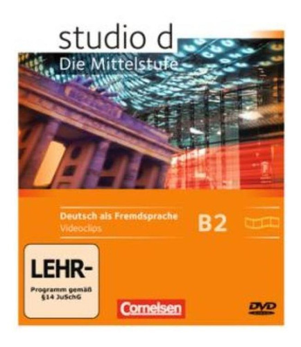 Studio D - Video Dvd, De Cornelsen. Editora Cornelsen, Capa Mole Em Alemão
