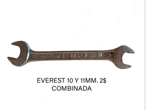 Llave Mecánica Everest 10 Y 11mm 