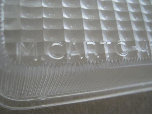Imagem 2 de 4 de 2 Pares Fiat 147 Lente Cristal Pisca Seta Original Mcarto