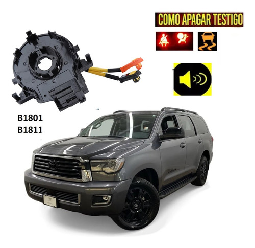 Fleje Airbag Volante Sequoia 2009 Tocar Corneta