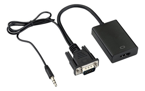 Un Convertidor De Cable Adaptador Vga+usb A Hdmi Para Portát