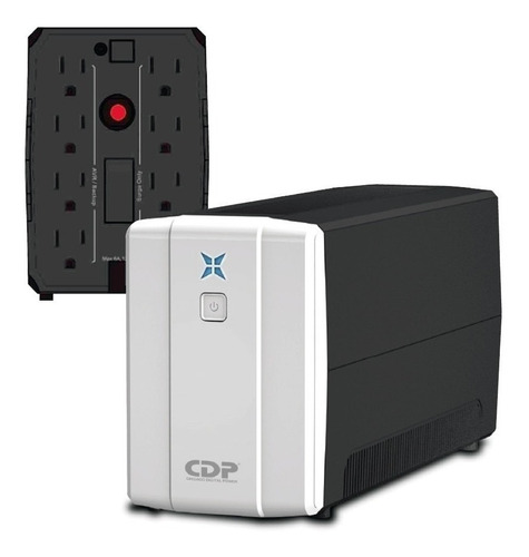 Imagen 2 de 3 de Ups Cdp R-upr1008 1000va 8 Tomas