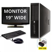 Comprar Cpu Hp Sff Compaq I5 4gb Ssd 120gb + Monitor Teclado Mouse