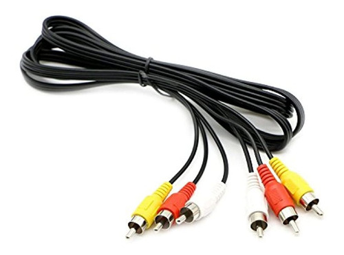 Pasow 3 Cable Rca Audio Video Compuesto Cable Macho A Macho