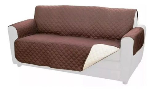 Cubre Sofa Sillon De 3 Cuerpos Funda Reversible