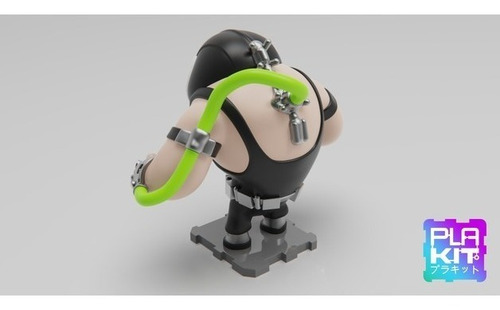 Imagen 5 de 9 de Muñeco Bane Figura Para Pintar Plakit Coleccion