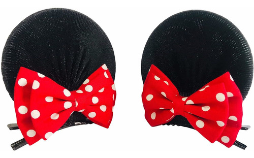 Ratones Mickey Mouse Minnie Mouse Orears Clips Red Pink...