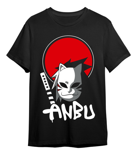 Camiseta Anime Anbu Naruto Algodon 100% 