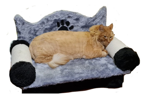 Rascador Gato Sillón Cucha Cama Mediano