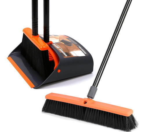 Juego Combinado De Escoba Con Recogedor Y Escoba Resistente