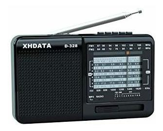 Imagen 1 de 7 de Xhdata D-328 Shortwave Am Fm Dsp Radio Estéreo Portátil Pequ