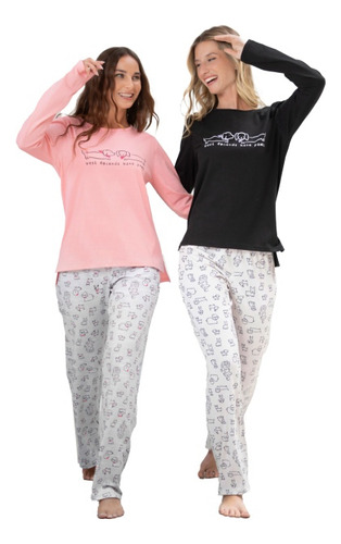 Pijama Lencatex 24309 Invierno Perritos Algodón 