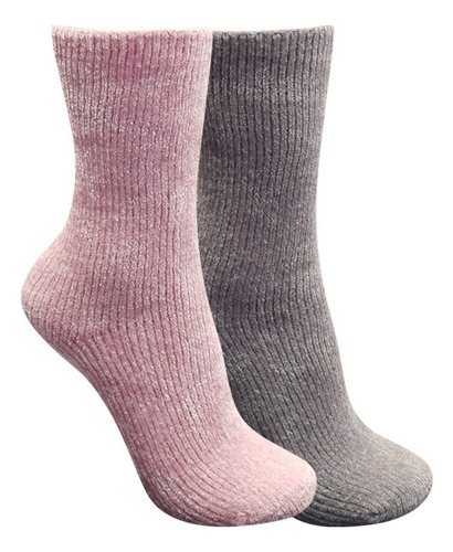 Az. 2 Pares De Calcetines Mujer Súper Suaves Y Cómodas Onda