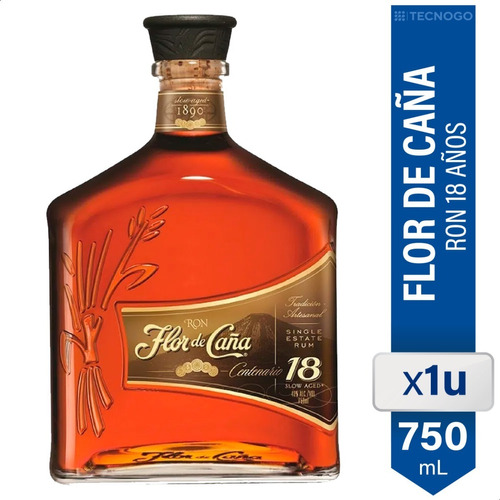 Ron Flor De Caña Añejo Oro Centenario 18 Años Legacy Edition