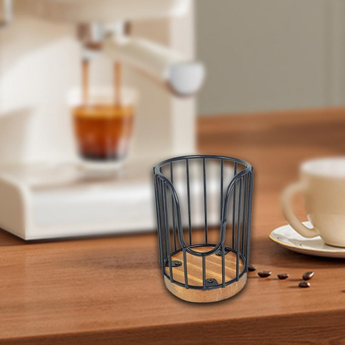 5 Cesta Con Soporte Para Filtro De Café, Funda De Hierro